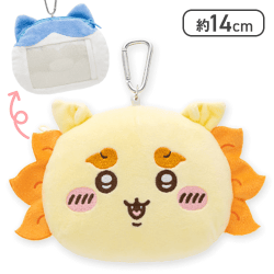 【シーサー】ちいかわ ぬいぐるみパスケースポーチ1