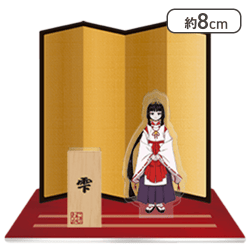 【単品配送不可】【雫】「逃げ上手の若君」 金屏風付きミニアクリルスタンド