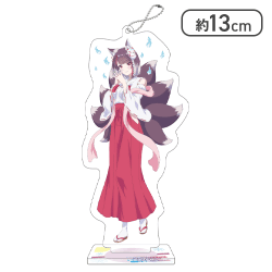 【単品配送不可】【神成シオン】『VTuberなんだが配信切り忘れたら伝説になってた』 スタンド付クリアキーチェーン