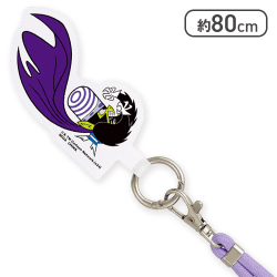 【モジョ・ジョジョ(パープル)】パワーパフ ガールズ フォンタブ&ショルダーストラップ