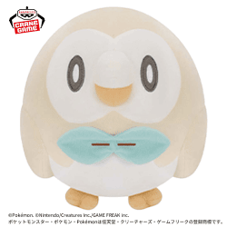 【モクロー】ポケピース もふぐっとぬいぐるみ-ピチュー・モクロー-