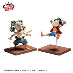 ワンピース ワールドコレクタブルフィギュア ログストーリーズ-モンキー・D・ルフィ&エネル-
