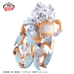 【足ぐるぐる】ワンピース ワールドコレクタブルフィギュア-モンキー・D・ルフィ ギア5 SPECIAL-メタリックカラーver.