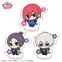 【凪誠士郎&千切豹馬&御影玲王】『ブルーロック』 ちびぐるみポーズ!スタンド付きアクリルプレート