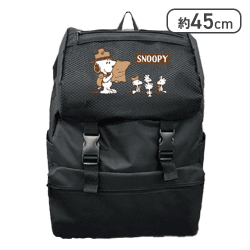 【ビーグルスカウト】スヌーピー フラップ型メッシュリュック2