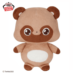 【ぽnきち】二尾の小狐てnこ いっしょにおすわりぬいぐるみ