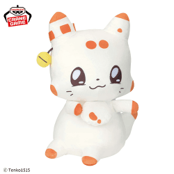 二尾の小狐てnこ めちゃもふぐっとぬいぐるみ-ハグするてnこ-