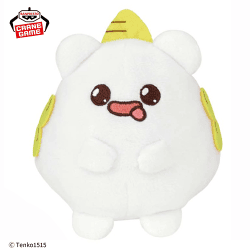 【こまいぬ】二尾の小狐てnこ いっしょにおすわりぬいぐるみ