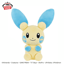 【マイナン】ポケットモンスター やさしいきもち ぬいぐるみ-プラスル・マイナン・パモ-
