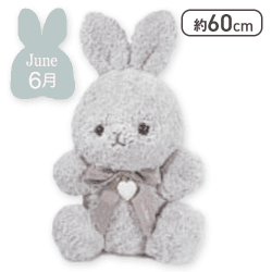 【パール(6月)】Happy Birthcolor Rabbit Roseboa BIG vol.1