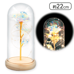 【ホワイト】ドーム型フラワーランプ