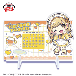【藤田ことね】学園アイドルマスター きゅるぽっぷん アクリル万年カレンダー