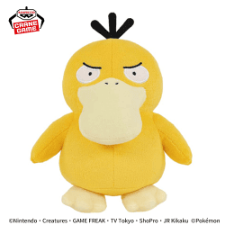 【コダック(怒り)】ポケットモンスター いろんなおかおぬいぐるみ-コダック・カヌチャン-