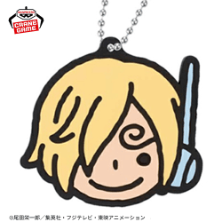 【サンジ】ワンピース ラバーキーホルダーエッグヘッド麦わらの一味vol.2