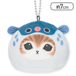【フグ】mofusand 海の生き物にゃんおかおマスコット