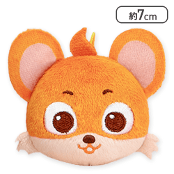 【ピピ】BabyBus ゴムひも付きフェイスぬいぐるみ