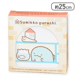 【とかげ】すみっコぐらし すみっコハウス ギフトボックス入りミニタオル