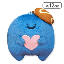 【名も無き者】お文具といっしょ ボールチェーン付きハートショコラぬいぐるみ