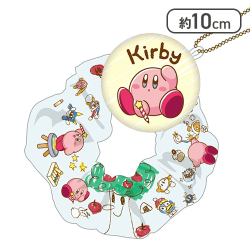 【らくがき】星のカービィ 缶バッジ付きシュシュ