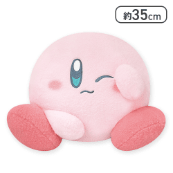 星のカービィ羊毛フェルト風超BIGぬいぐるみ(うとうと)