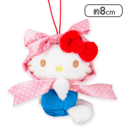 【ハローキティ】サンリオキャラクターズ ビッグサテンリボンマスコット