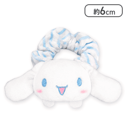 【ブルー】シナモロール ぴょこきゅんストライプシュシュ