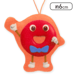 【赤】BabyBus カラフルドーナツ プリントマスコット Part1