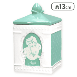 【アリエル】ディズニープリンセス アンティーク風陶器小物入れ