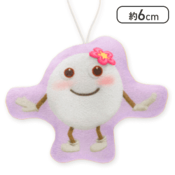 【白】BabyBus カラフルドーナツ プリントマスコット Part1