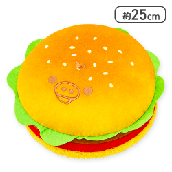 【キイロイトリ】リラックマ リラックマデリ ハンバーガーぬいぐるみBIG