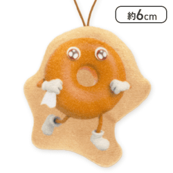 【茶】BabyBus カラフルドーナツ プリントマスコット Part1