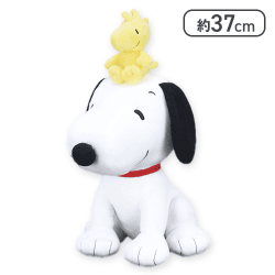 SNOOPY LLぬいぐるみ“スヌーピー&ウッドストック”