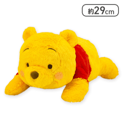 くまのプーさん 赤いほっぺ 寝そべり LLぬいぐるみ