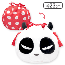 【玄馬(パンダ)】「らんま1/2」 プラチナムザッカリバーシブル巾着