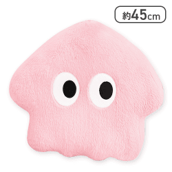 【ピンク】モブイカのぬいぐるみ45cm