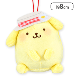 【ポムポムプリン】サンリオキャラクターズ ピクニックおすわりマスコット