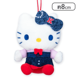 【ハローキティ】サンリオキャラクターズ デニムショータイムマスコット1