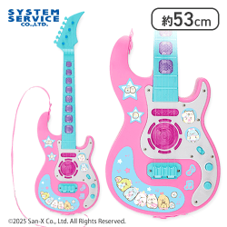 【ピンク】すみっコぐらし たぴおかパーク 光る!鳴る!ギターおもちゃ