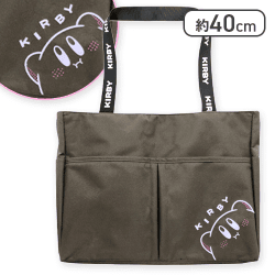 【ブラック】星のカービィ 撥水トートバッグ