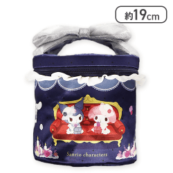【ネイビー】サンリオキャラクターズ クラシカルブライドバニティポーチ