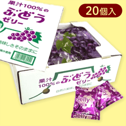 果汁100%ゼリーBOXパウチぶどう※賞味期限:2025/10/01
