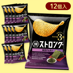【12個入】湖池屋ストロング 海苔ざんまい※賞味期限:2025/11/30