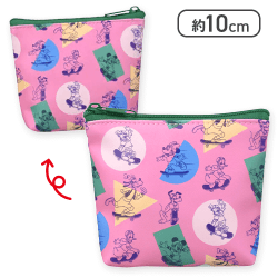 【ピンク】ミッキー&フレンズ ミニポーチ