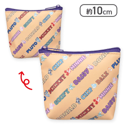 【イエロー】ミッキー&フレンズ ミニポーチ