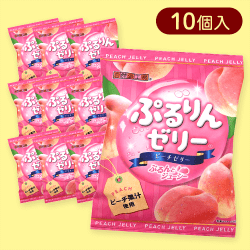 【10個入】ぷるんゼリー ピーチゼリー※賞味期限:2026/01/08