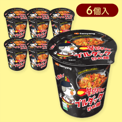 【6個入】ブルダック炒め麺CUP※賞味期限:2026/01/15