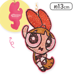 【ブロッサム(アッパー)】パワーパフガールズ ラインストーンマスコット