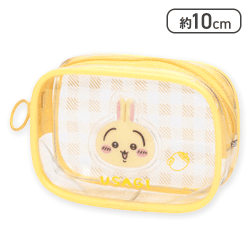 【うさぎ】ちいかわぷっくりクリアミニポーチ