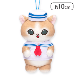 【ノースリーブ(ブルー)】mofusand セーラーにゃんマスコット