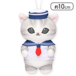 【ノースリーブ(ネイビー)】mofusand セーラーにゃんマスコット